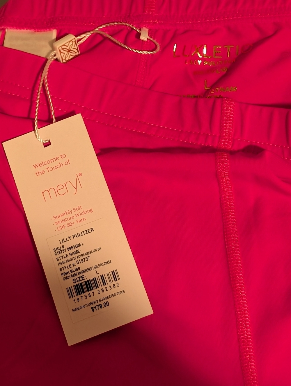 NWT L Shady Babe Fresh Squeezed Active Dress - Picture 5 of 7